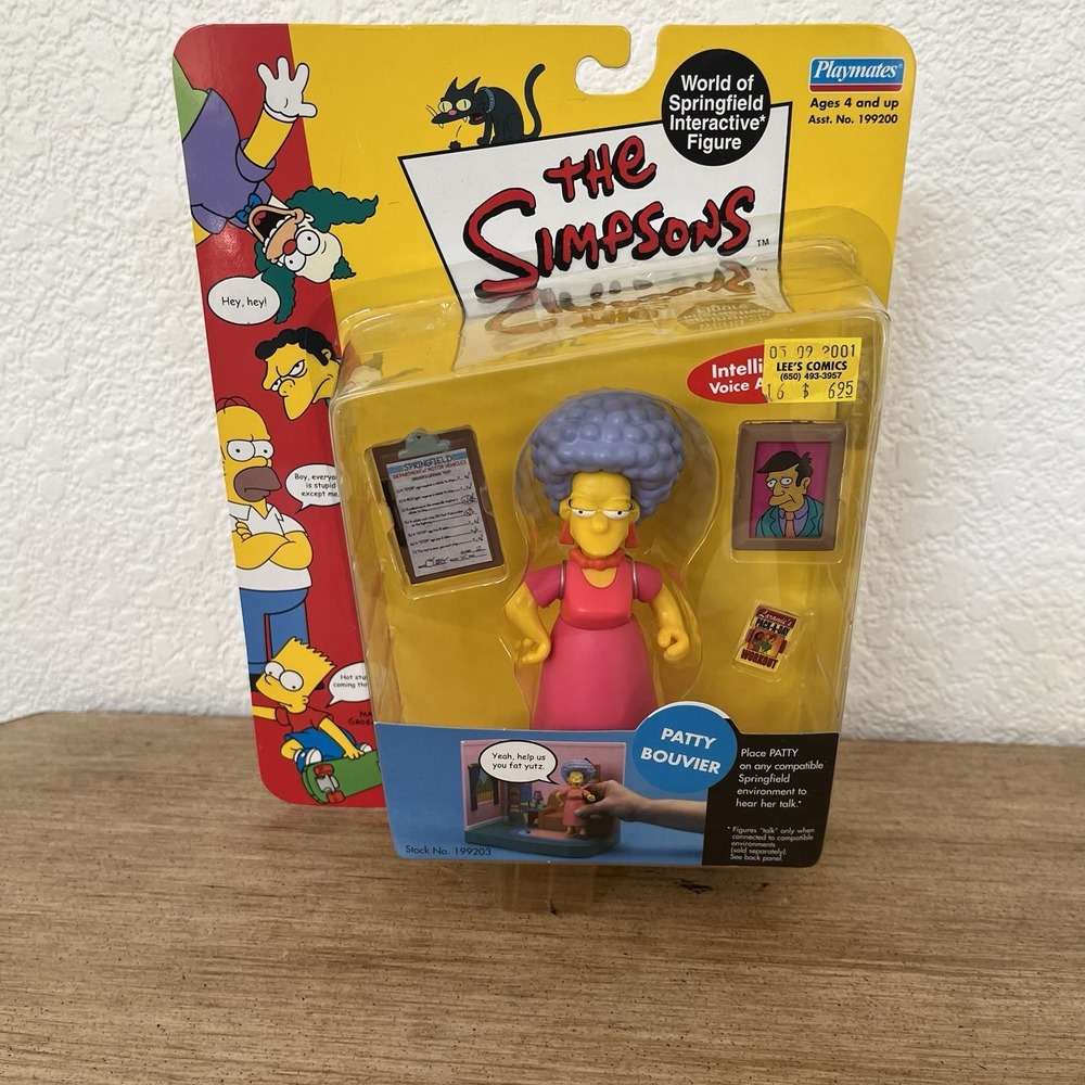 Playmates The Simpsons World of Springfield Series 4 Patty Bouvier Action Figure